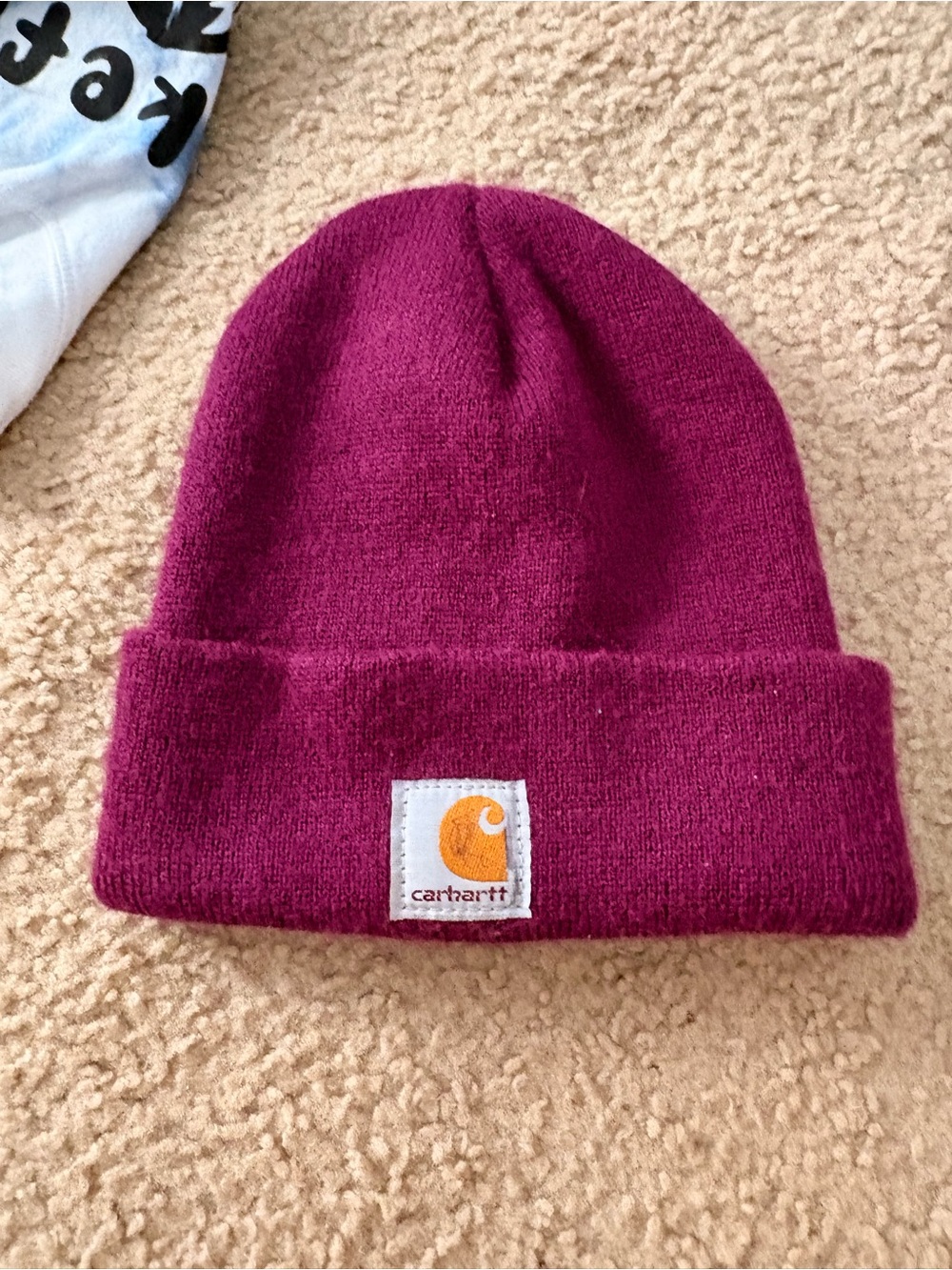 Carhartt Kids Beanie in Plum